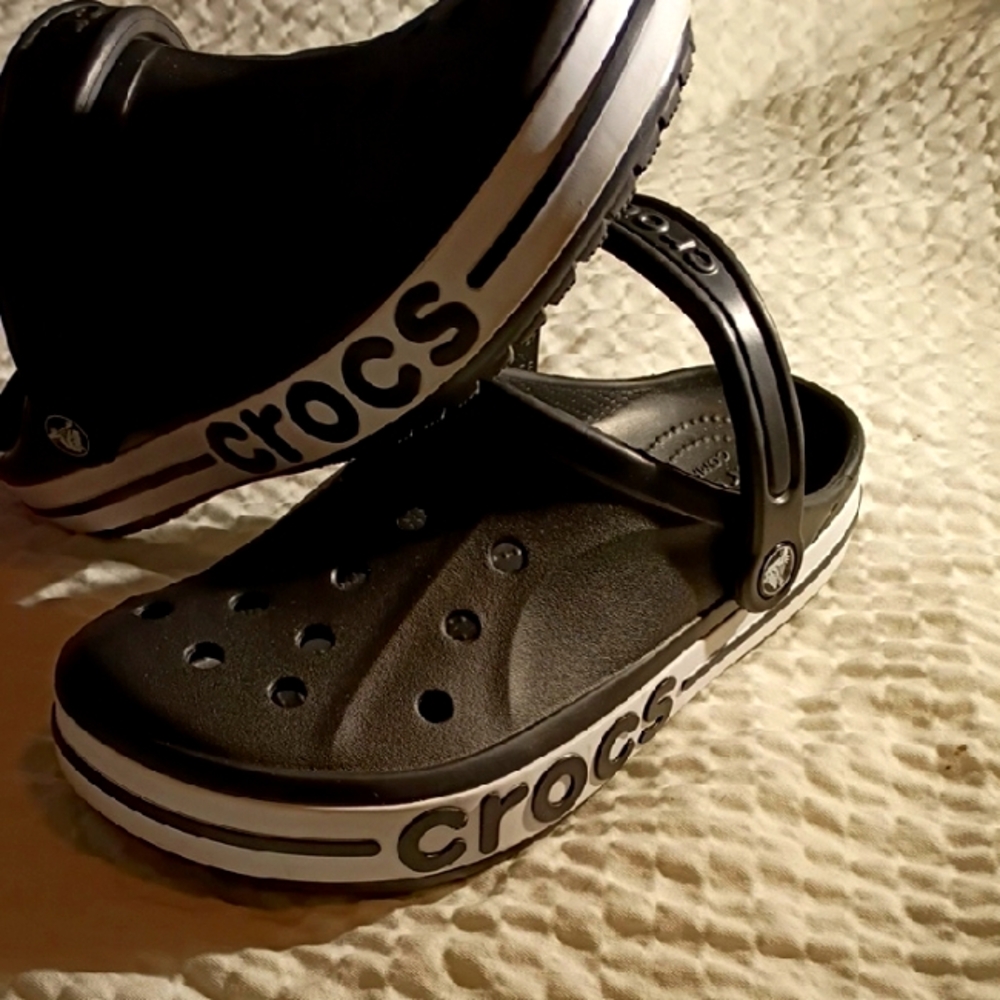 Crocs Kids Black Clogs